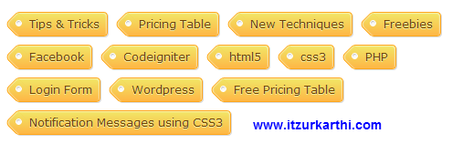 CSS3 Tags