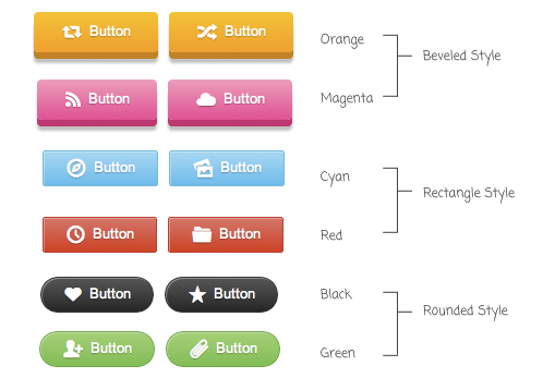 CSS3 3D Buttons