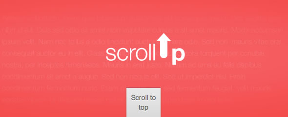 Scroll to Top Jquery Plugin