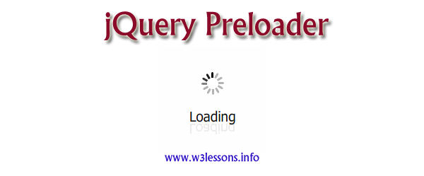 jQuery Preloader for websites