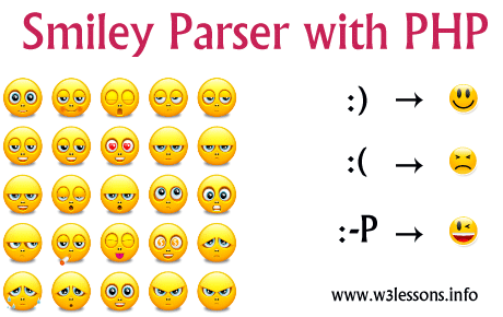 Smiley Parser with PHP