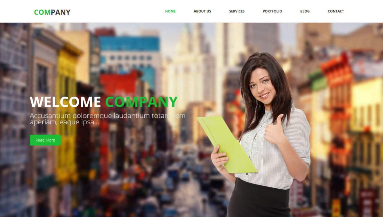 Company - Free HTML Bootstrap Template