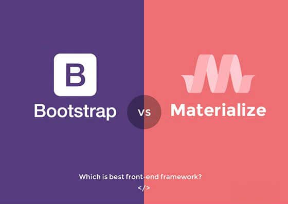 Bootstrap Vs Google Material Design Framework